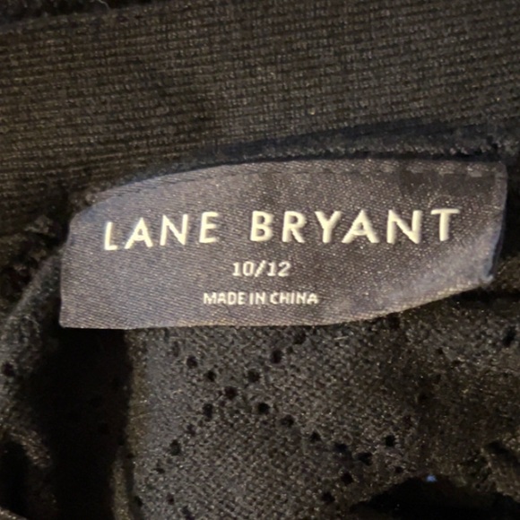 Lane Bryant- Classic 3/4-Sleeve Open-Front Pointelle Overpiece - Picture 5 of 7